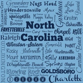 Cities of North Carolina, blues