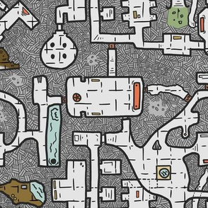 Small Dungeon Crawl Map Full Colour