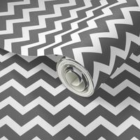 Charcoal Gray Chevron