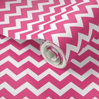 Hot Pink Chevron