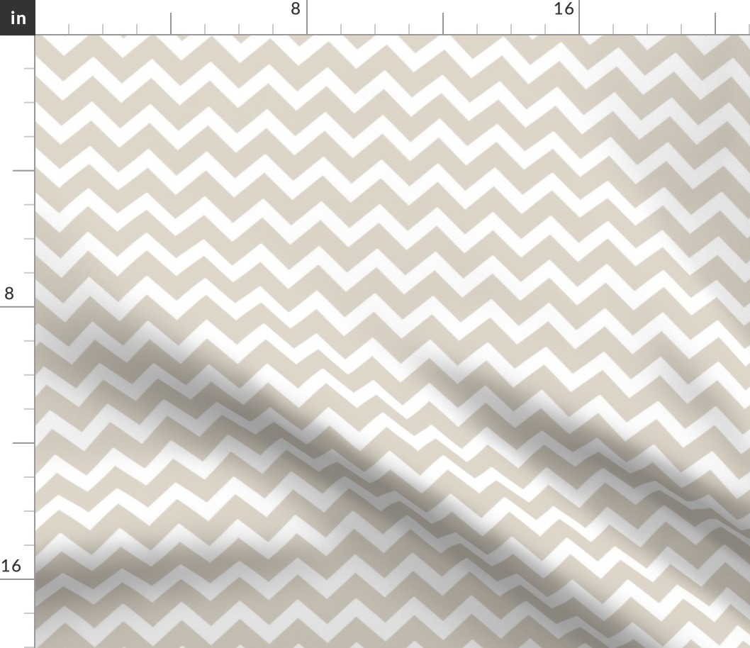 Linen Beige Chevron