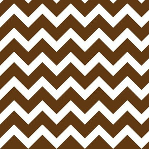 Chocolate Brown Chevron