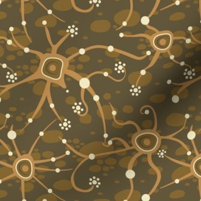 neural network brown | small
