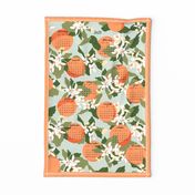 Orange Blossom Tea Towel Calendar 2023