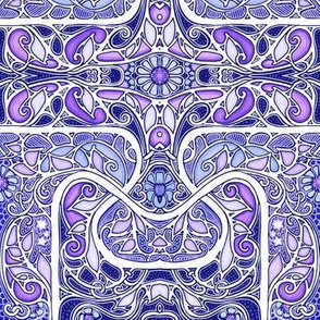 Cosmic Purple Puzzle Time