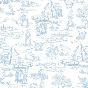 Peter Rabbit Toile Fabric | Spoonflower