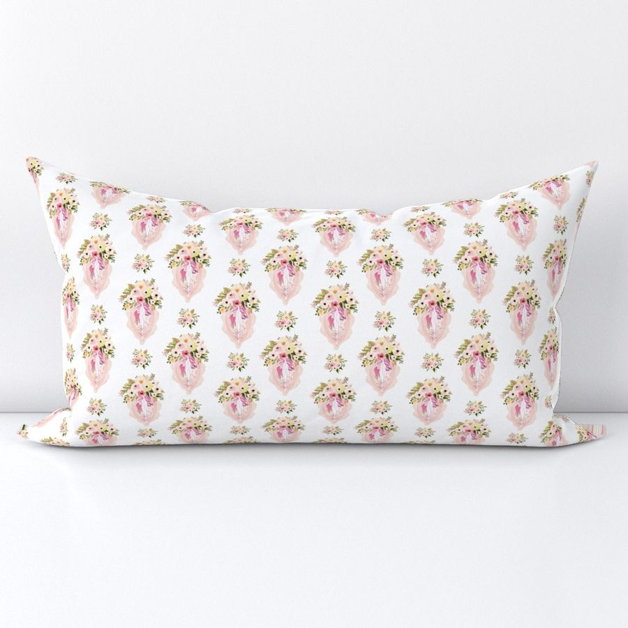 Pastel Floral Vagina Fabric | Spoonflower