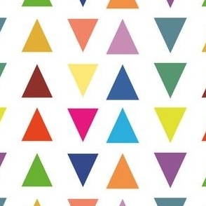 carnival triangles - about 1 inch