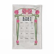 Art Noveau 2021 calendar english