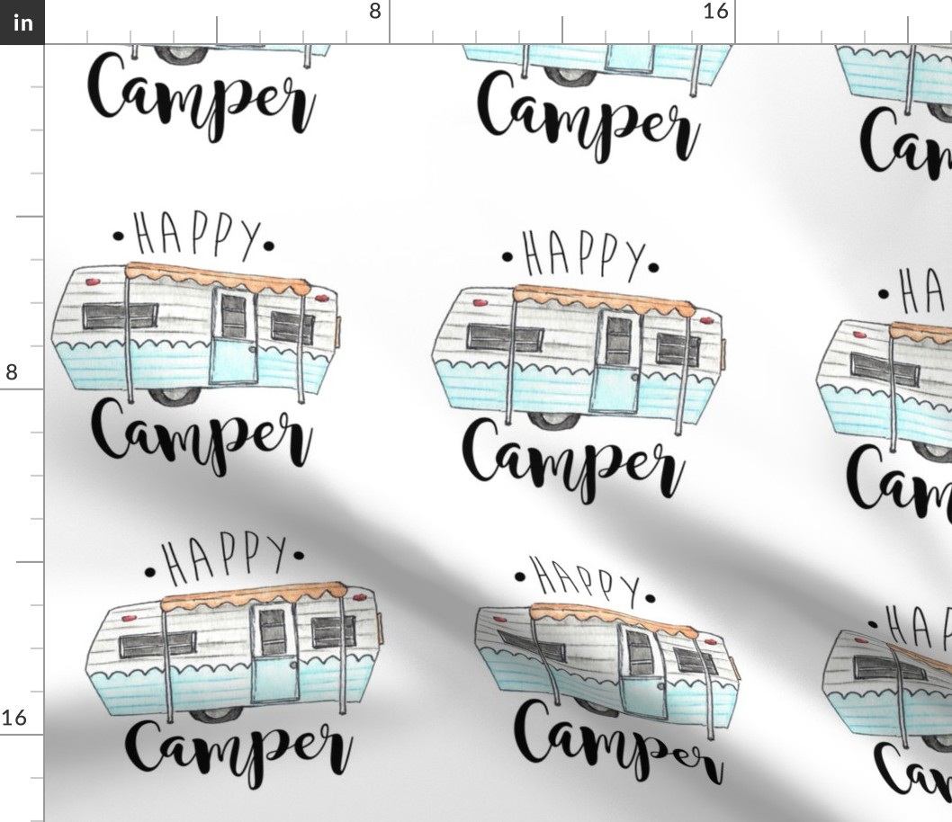 8 inch Happy Camper - NO GUIDES