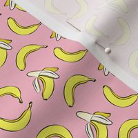 (small scale)  bananas on pink C20BS