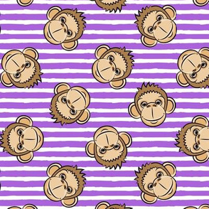 monkeys - purple stripes - LAD20