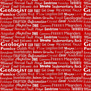 Geologist Terms Red