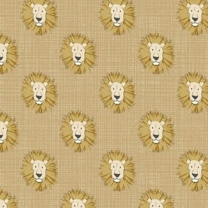 Mr. Lion - Lt. Ochre Texture