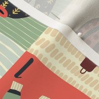 Advent Calendar Fabric - French