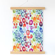 Rainbow Watercolor Animal Print (Regular Size) // Mint