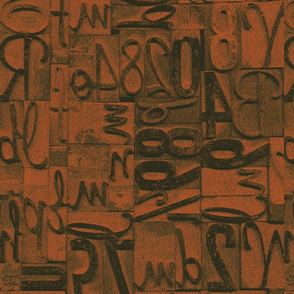 Wood type Orange