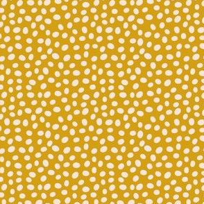 Petal Dots Mustard 
