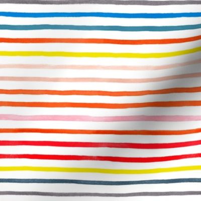 Rainbow marker stripes Multicolor