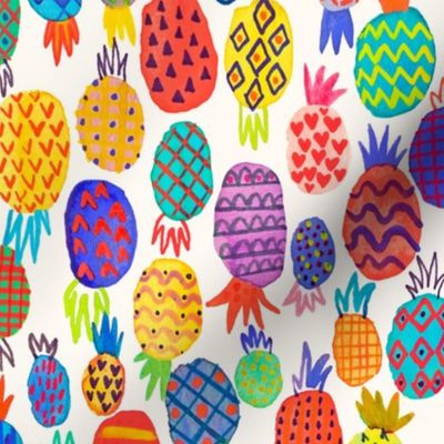 Pineapples Multicolored
