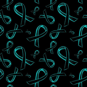 Teal Ribbon-B