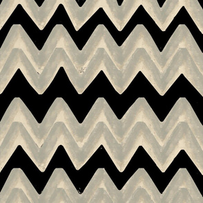 Gold Chevron on Black