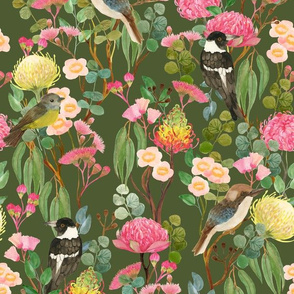 Australian Birds and Blooms {Forest}