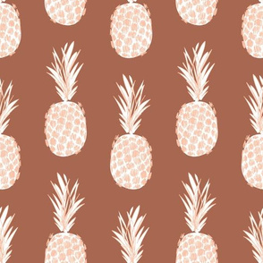 medium sketchy pineapple_clay white and peach