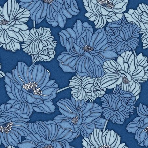 Oregon Floral - Blue