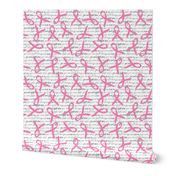 you never fight alone pink ribbons large scale