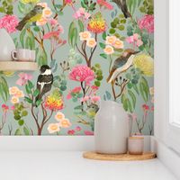 Australian Birds and Blooms {Silver}