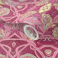 Retro Paisley Hippie Nouveau