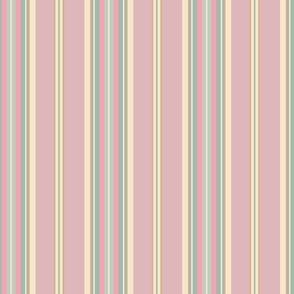 Rococo stripes pink