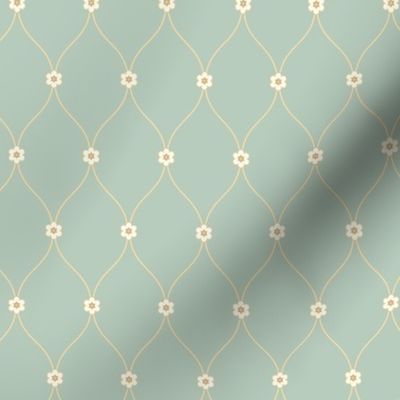 Rococo grid mint