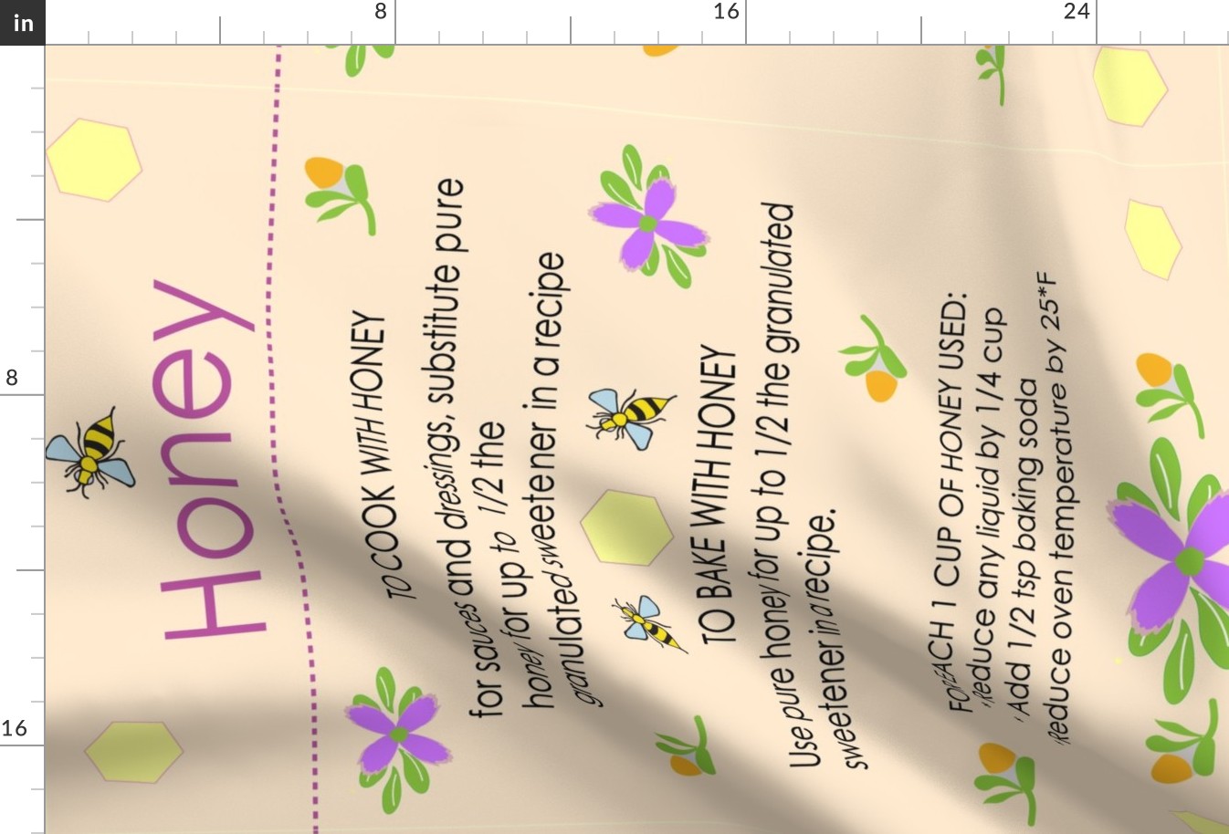 Honey Tea Towel