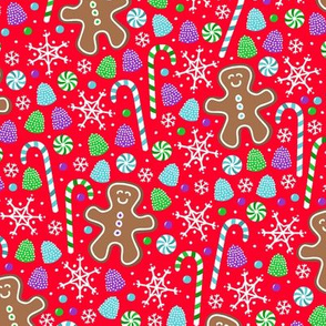 Jolly Gingerbread (Red)