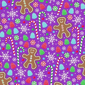 Jolly Gingerbread (Purple)