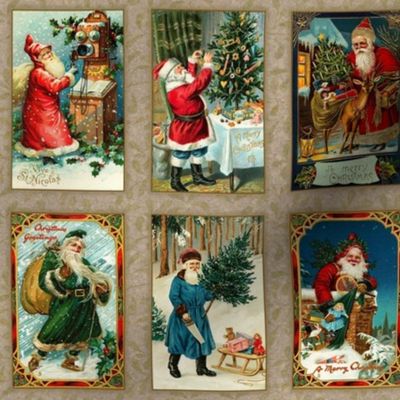 Vintage Santas Panel-C2-med
