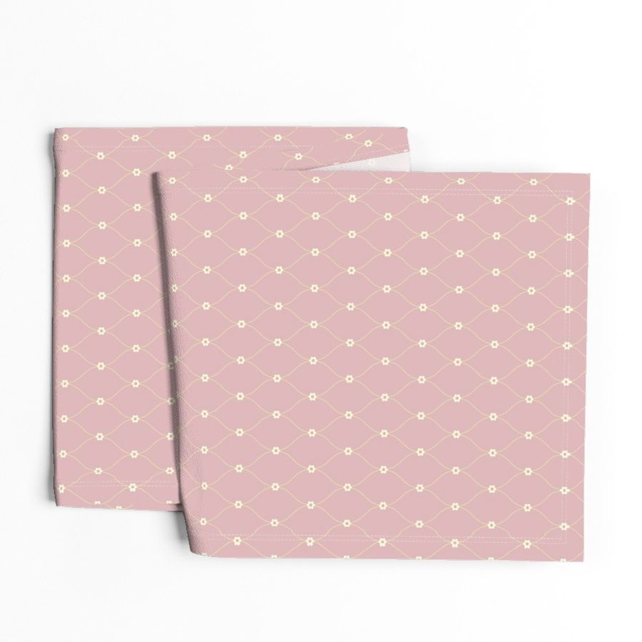 Rococo grid pink