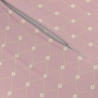 Rococo grid pink