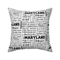 Maryland cities, white