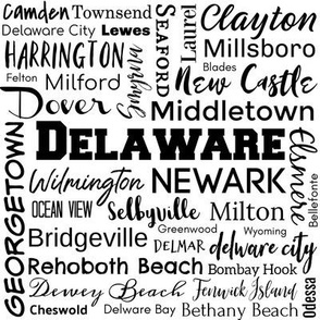 Delaware cities, white