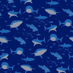 Sharks -Blue Depths Small