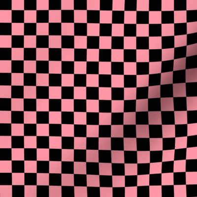 Pink and Black Checks