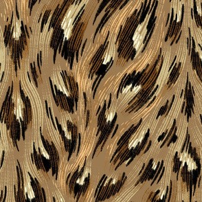 Leopard Print - Natural - Large Scale