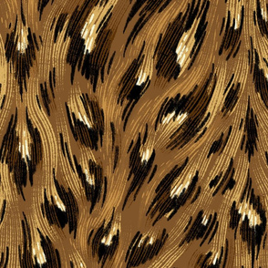 Leopard Print - Brown - Large Scale