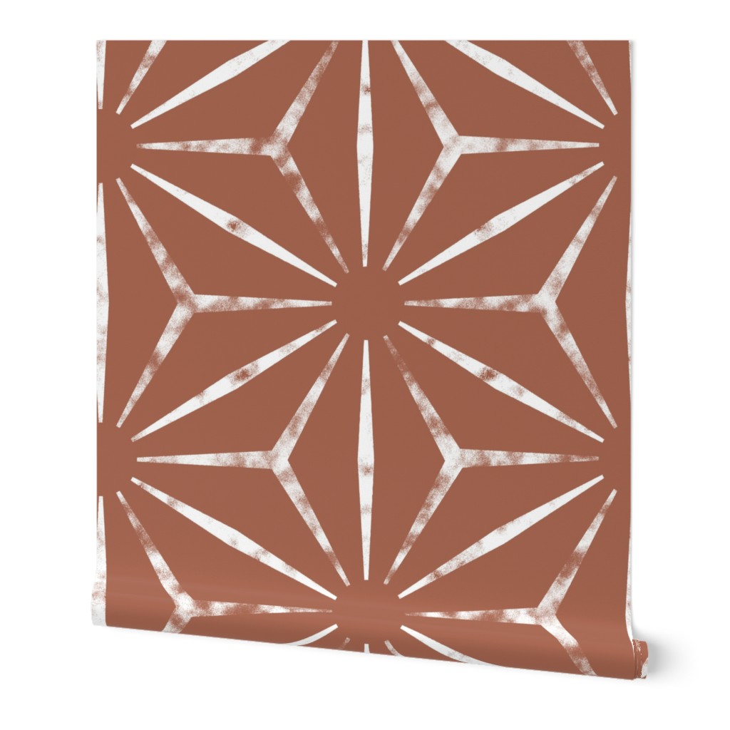 jumbo distressed geo sun_white on copper