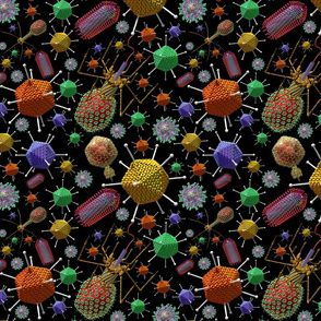 VIRAL OCEAN Christmas Virus Decorations