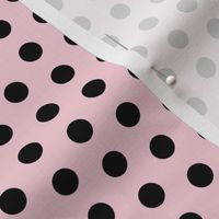 Pink And Black Polka Dot