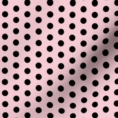 Pink And Black Polka Dot